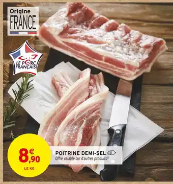 Intermarché Poitrine demi-sel offre