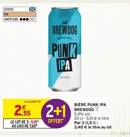 Intermarché BREWDOG Punk IPA offre