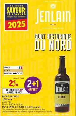 Intermarché JENLAIN Bière Blonde offre