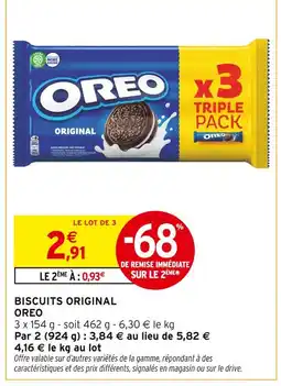 Intermarché OREO Biscuits Original offre