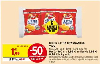 Intermarché VICO Chips Extra Craquantes offre