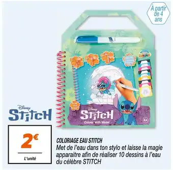 Netto DISNEY Coloriage Eau Stitch offre