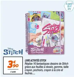Netto Disney Stitch Livre Activités Stitch offre
