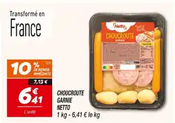 Netto NETTO Choucroute Garnie offre