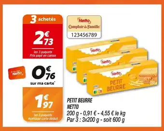 Netto NETTO Petit Beurre offre