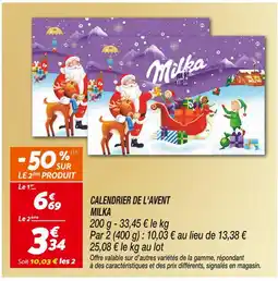 Netto MILKA Calendrier de l'Avent offre