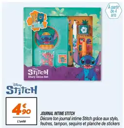 Netto DISNEY STITCH Journal intime Stitch offre