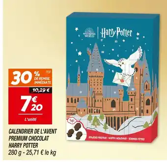 Netto HARRY POTTER Calendrier de l'Avent Premium Chocolat offre