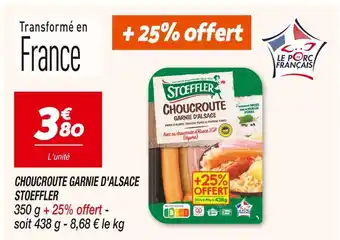 Netto STOEFFLER Choucroute Garnie d'Alsace offre