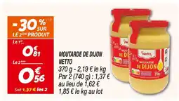 Netto NETTO Moutarde de Dijon offre