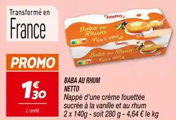Netto NETTO Baba au Rhum offre