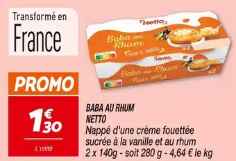 Netto NETTO Baba au Rhum offre