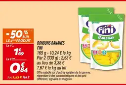 Netto FINI Bonbons Bananes offre