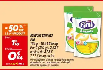 Netto FINI Bonbons Bananes offre
