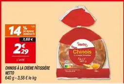 Netto NETTO Chinois à la crème pâtissière offre