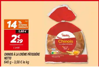 Netto NETTO Chinois à la crème pâtissière offre
