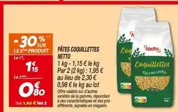Netto NETTO Pâtes Coquillettes offre