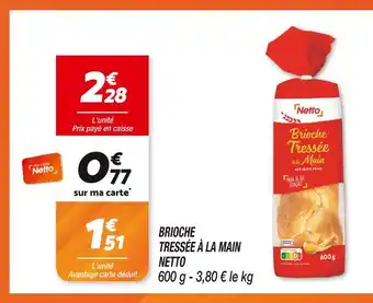 Netto NETTO Brioche Tressée à la Main offre