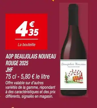 Netto JHF AOP Beaujolais Nouveau Rouge 2025 offre