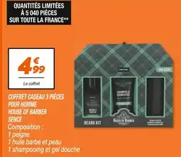 Netto SENCE Coffret cadeau 3 pièces pour homme house of barber offre