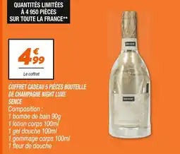 Netto SENCE Coffret cadeau 5 pièces bouteille de champagne Night Luxe offre