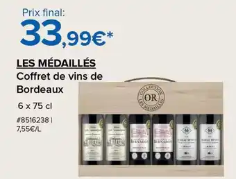 Costco Coffret de vins de bordeaux offre