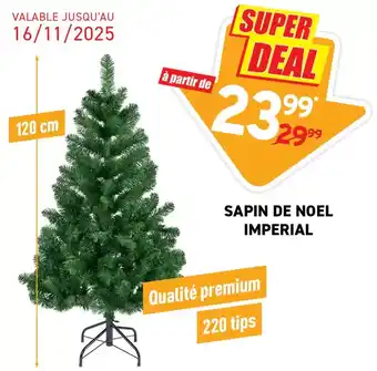 Trafic Impérial - sapin de noel imperial offre