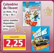 Norma Avent - calendrier de l'avent offre