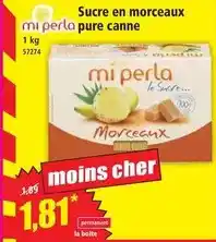 Norma Sucre en morceaux mi perla pure canne offre