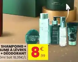 Stokomani Shampoing + aume a levres + déodorant offre