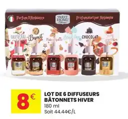 Stokomani Lot de 6 diffuseurs bâtonnets offre