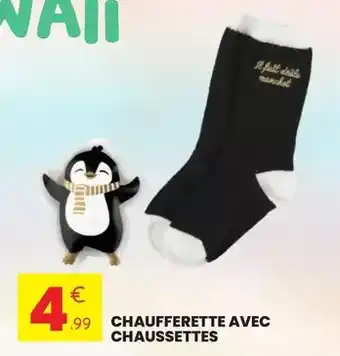 Stokomani Chaufferette avec chaussettes offre