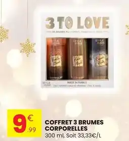 Stokomani Coffret 3 brumes corporelles offre