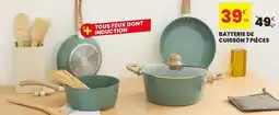 Stokomani Tous - batterie de cuisson 7 pièces offre