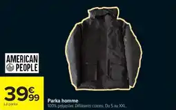 Carrefour Parka homme offre
