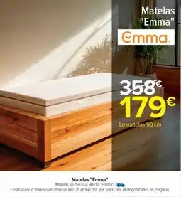 Carrefour EMMA Matelas offre