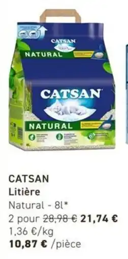 Tom&Co Catsan litière offre