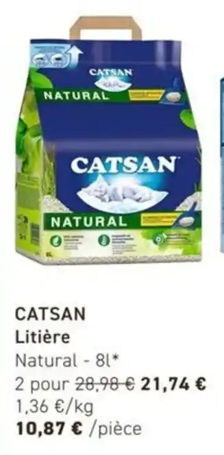 Tom&Co Catsan litière offre