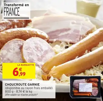 Intermarché Hyper Choucroute garnie offre