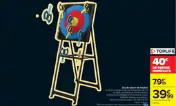 Carrefour TOPLIFE Jeu de lancer de haches offre