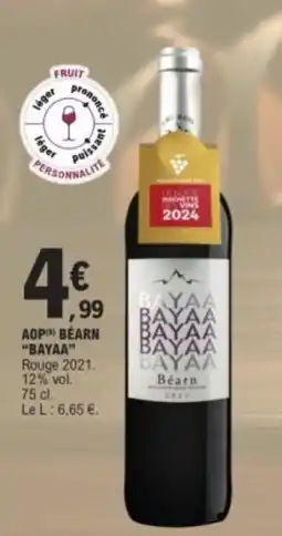 E.Leclerc BAYAA Aop béarn offre