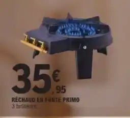 E.Leclerc Réchaud en fonte primo offre