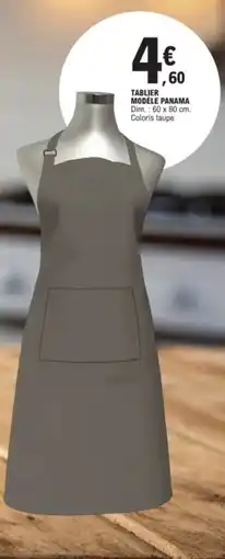 E.Leclerc Tablier modèle panama offre