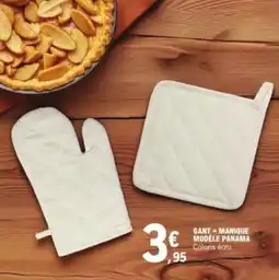 E.Leclerc Gant +manique modele panama offre