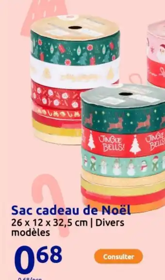 Action Sac cadeau de Noël offre