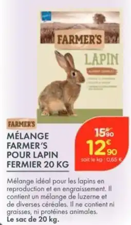 Point Vert FARMER'S Mélange farmer's pour lapin fermier offre