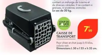 Point Vert Caisse de transport offre