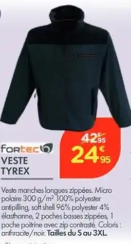 Point Vert Veste tyrex offre
