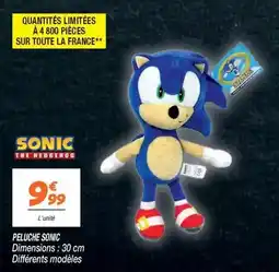 Netto Peluche sonic offre
