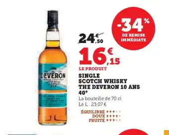 Super U THE DEVERON 10 ANS 40° Single single offre